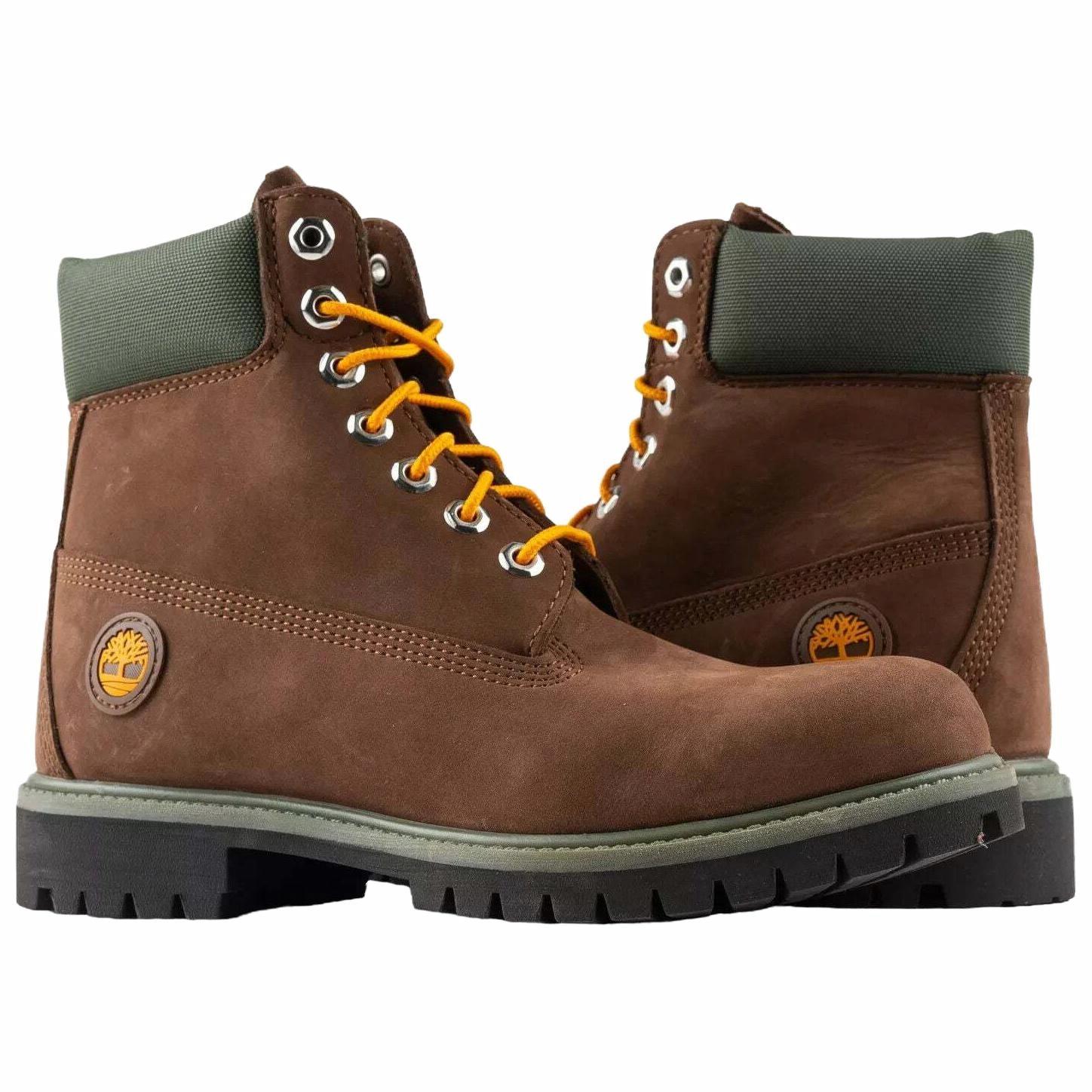 Lookbook Timberland 6 吋高級靴子 '深棕色' TB0A2CX8-931