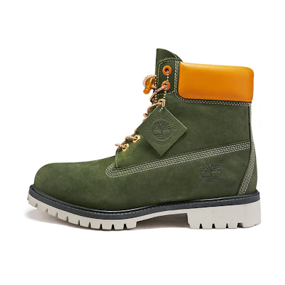 Timberland 6 Inch PRM Waterproof Boot 'Olive Green Orange'