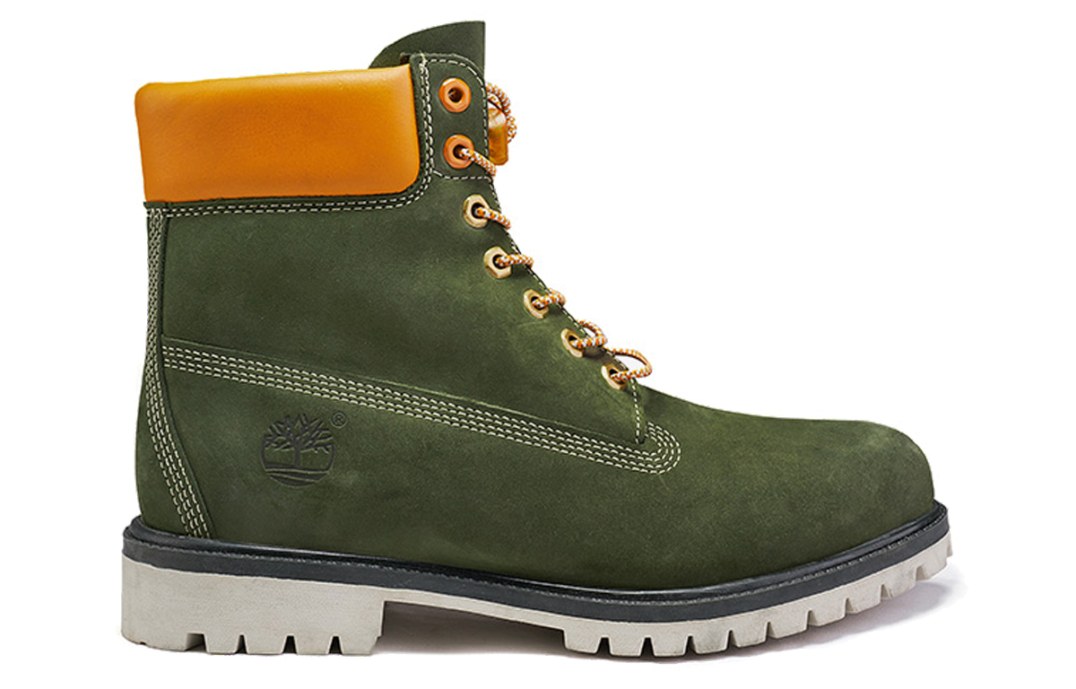 Timberland 6 Inch PRM Waterproof Boot 'Olive Green Orange' 圖 2