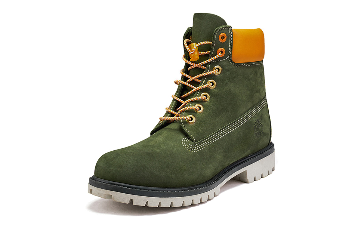 Timberland 6 Inch PRM Waterproof Boot 'Olive Green Orange' 圖 3