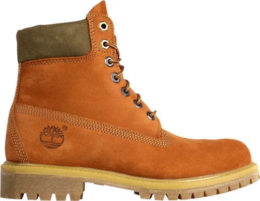 Timberland burnt orange hotsell