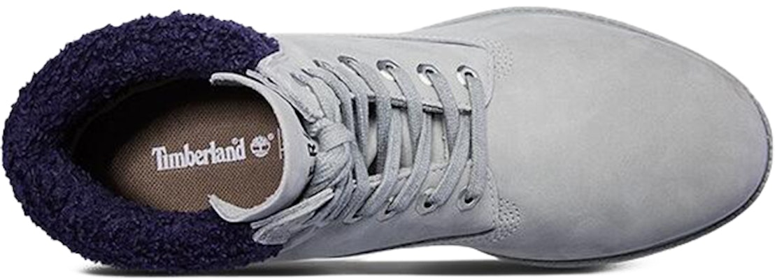 Timberland Waterproof 6 Inch Double Collar 'Grey Furry Blue' A1ZKU Lookbook Timberland Waterproof 6 Inch Double Collar 'Grey Furry Blue' A1ZKU
