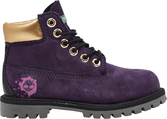 Purple top timberlands toddler