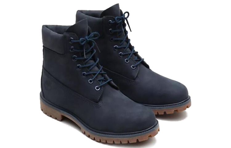 Lookbook 添柏岚 6英寸经典靴 '墨蓝' 6718B484