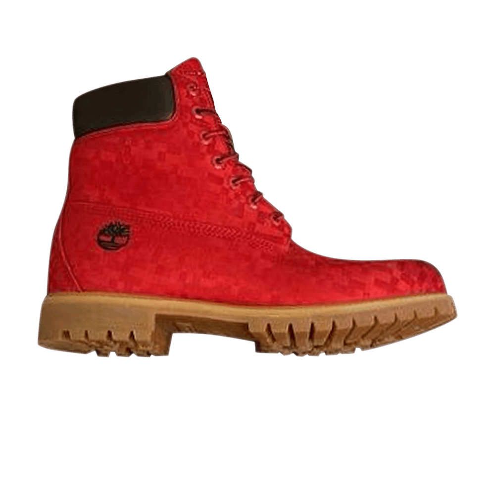 Timberland 6 Inch PRM Boot 'Red Checkerboard'