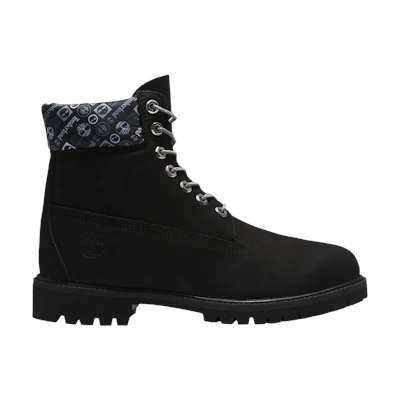 Timberland 6 Inch PRM Boot Wide 'Logo Print Collar'