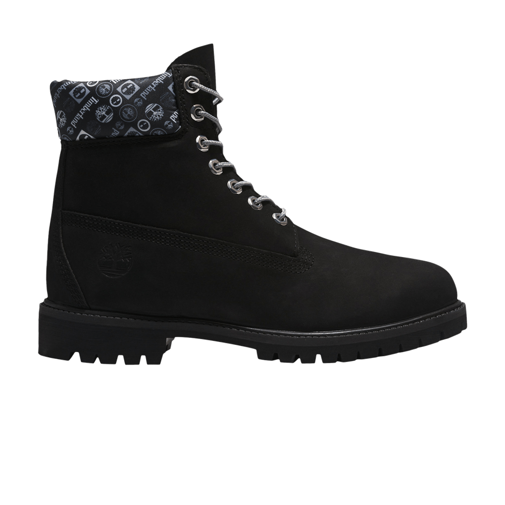 Timberland 6 Inch Premium Boot Wide 'Logo Print Collar' TB0A2D55-001