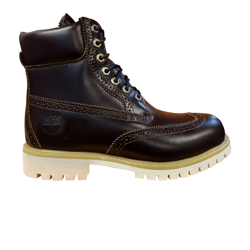 Timberland 6 Inch Premium Brogue Boot Wide 'Brown' TB0A12Z9