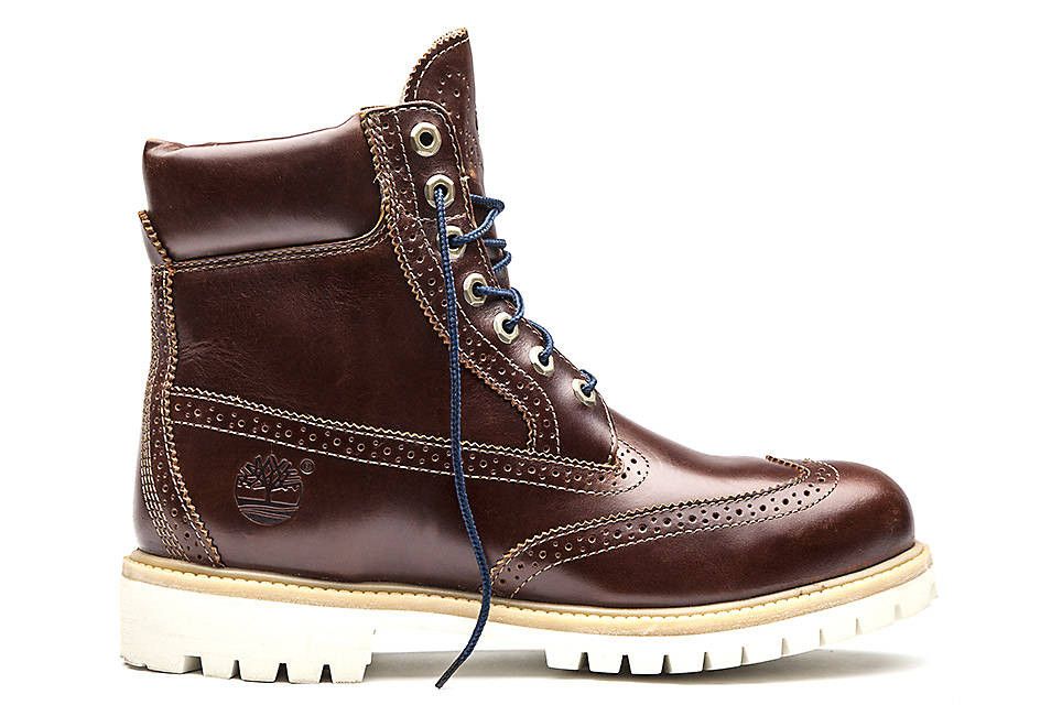 Timberland 6 Inch Premium Brogue Wingtip 'Brown' A16WL