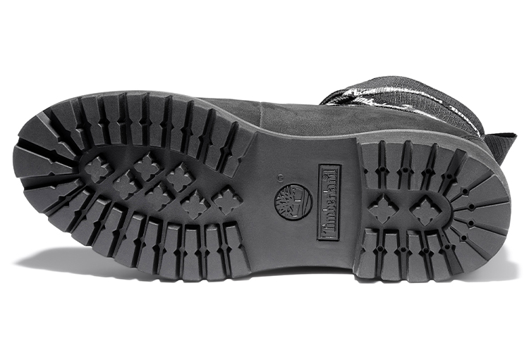 Purchase Timberland 6 Inch Premium Stoff und Leder Stiefel ''Schwarze Logo-Bänder'' A2DV4001