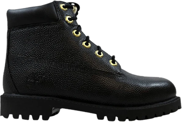 Grade school black timberlands discount