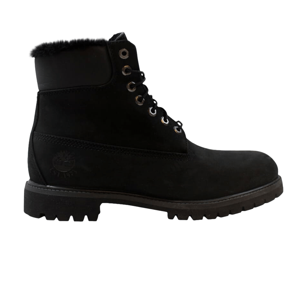 Buy 添柏岚 6寸羊毛衬里黑色靴 TB0A16GB