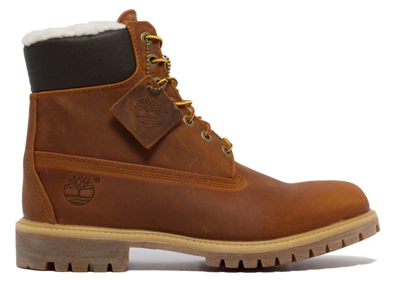 Timberland 6 Inch Premium Heritage Boot 'Shearling Lined - Rust' TB0A115I210
