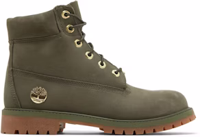 (Youth) Timberland 6 Inch Premium Junior 'Dark Green' TB0A5NBXA58 (Youth) Timberland 6 Inch Premium Junior 'Dark Green' TB0A5NBXA58
