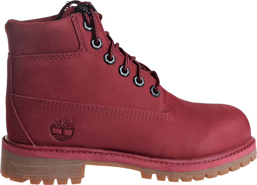 Little burgundy timberland best sale