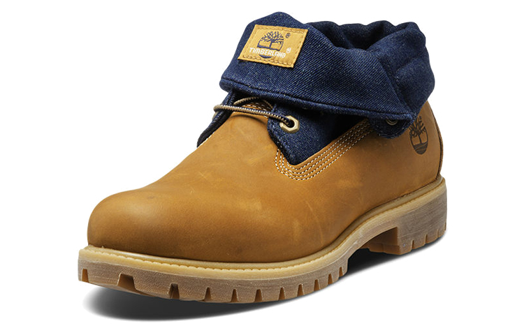Lookbook Timberland 6 Inch Premium Roll-Top Boots 'Wheat Navy' A17BB