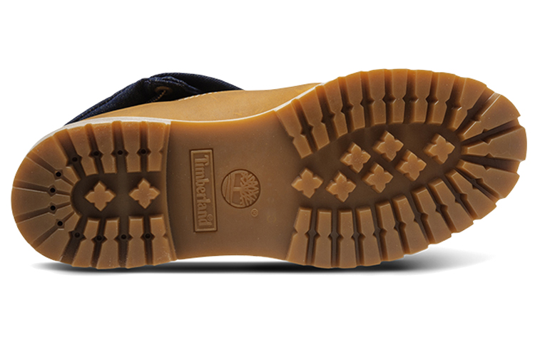 Details for Timberland 6 Inch Premium Roll-Top Boots 'Wheat Navy' A17BB