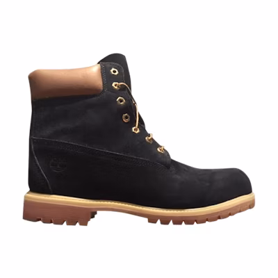 Timberland 6 Inch PRM Suede Boot 'Black'