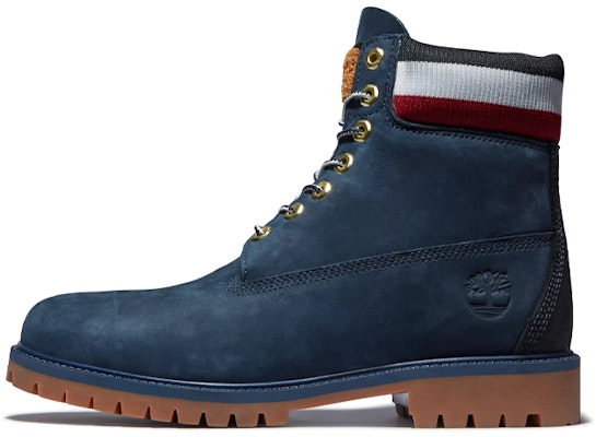Timberland 6 Inch Heritage Cupsole Boots 'Navy Nubuck with Red' A2M59019 Buy Timberland 6 Inch Heritage Cupsole Boots 'Navy Nubuck with Red' A2M59019