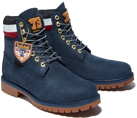 Timberland 6 Inch Heritage Cupsole Boots 'Navy Nubuck with Red' A2M59019 Shop Timberland 6 Inch Heritage Cupsole Boots 'Navy Nubuck with Red' A2M59019
