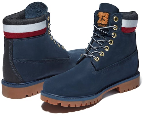 Timberland 6 Inch Heritage Cupsole Boots 'Navy Nubuck with Red' A2M59019 Purchase Timberland 6 Inch Heritage Cupsole Boots 'Navy Nubuck with Red' A2M59019