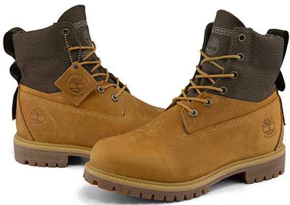 Timberland 6 Inch Premium Waterproof ReBOTL Wide-Fit Boot 'Wheat Nubuck and Fabric' A2DTJ Lookbook Timberland 6 Inch Premium Waterproof ReBOTL Wide-Fit Boot 'Wheat Nubuck and Fabric' A2DTJ