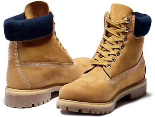 Timberland 6 Inch Premium Waterproof Boots 'Wheat Nubuck Blue Collar' A2DVF231 Shop Timberland 6 Inch Premium Waterproof Boots 'Wheat Nubuck Blue Collar' A2DVF231