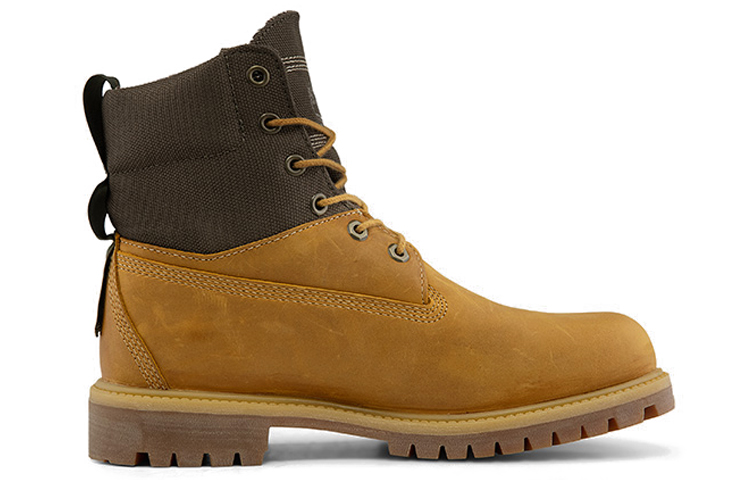 Order Timberland 6 Inch Premium Waterproof ReBOTL Wide-Fit Boot 'Wheat Nubuck and Fabric' A2DTJ