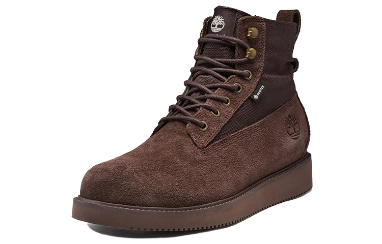 Lookbook Timberland 6 Inch Premium Waterproof Vibram Wide-Fit Boots 'Dark Brown' A2JCP