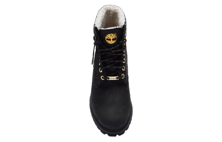 Lookbook 添柏岚 Timberland 6 吋羊羔毛防水工裝戶外靴 黑色