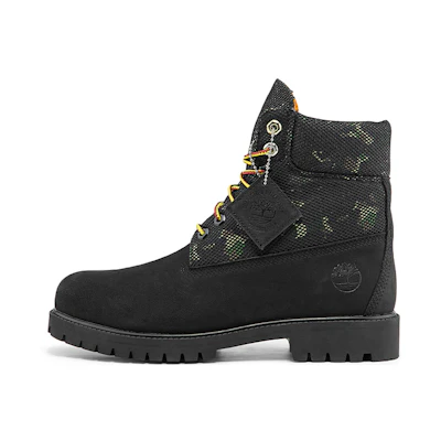 Timberland Heritage 6 Inch Boot 'Black Nubuck with Camo'