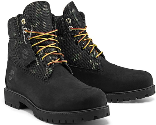 Timberland Heritage 6 Inch Boot 'Hitam Nubuck dengan Camo' A2KK9W Shop Timberland Heritage 6 Inch Boot 'Hitam Nubuck dengan Camo' A2KK9W