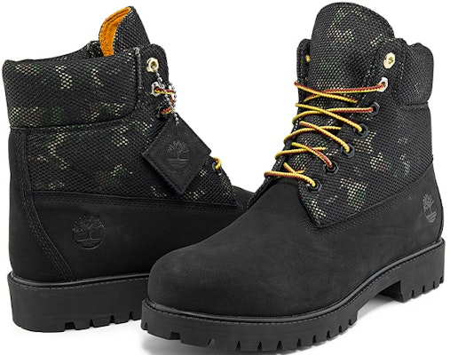 Timberland Heritage 6 Inch Boot 'Black Nubuck with Camo' A2KK9W Purchase Timberland Heritage 6 Inch Boot 'Black Nubuck with Camo' A2KK9W