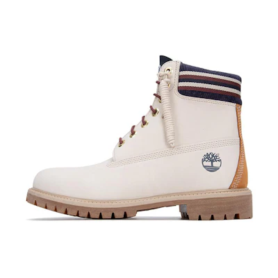 Timberland 6 Inch Waterproof Boot 'White Orange'