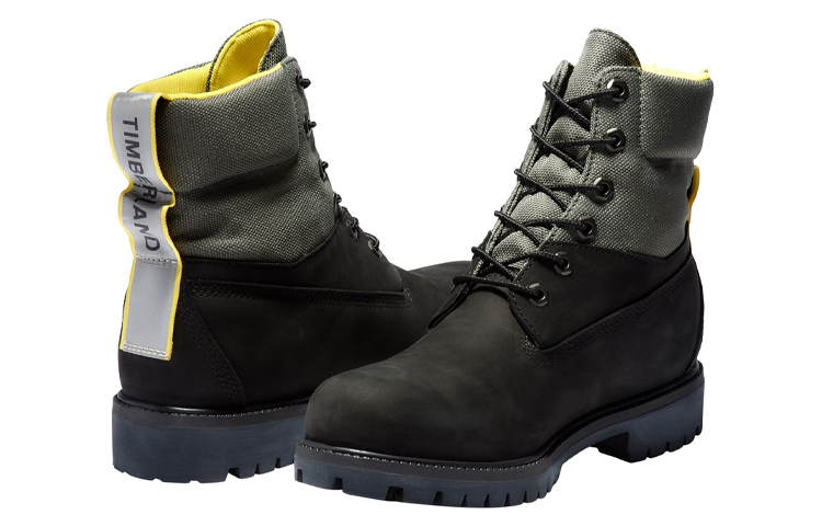 Shop Timberland 6 Inch Waterproof Treadlight Boot 'Black Grey' A2EAN