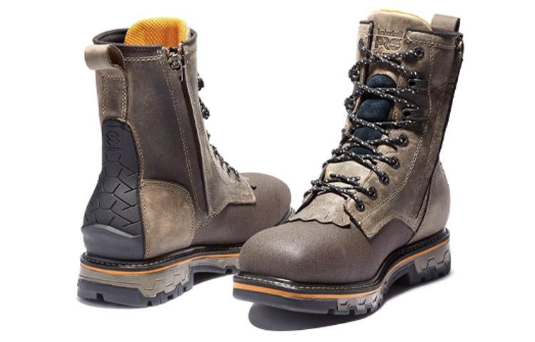 Shop Timberland 8 Inch Waterproof Side Zip Boot 'Turkish Coffee Brown' Lelaki A22CN214