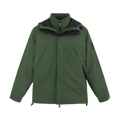 Timberland 3-in-1 Waterproof Softshell Jacket Black Forest Green. A69F2-EIN