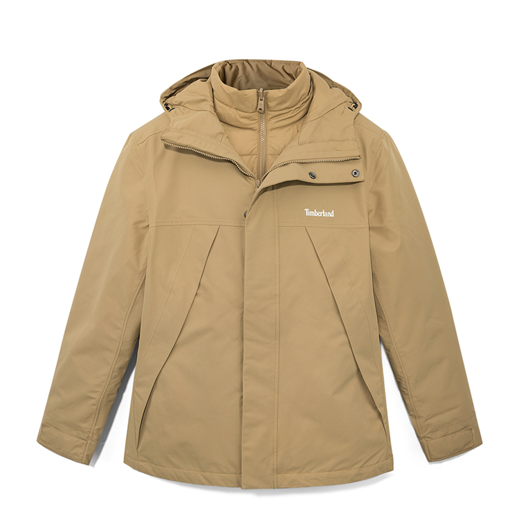 Timberland  3-in-1 Waterproof Windproof Outdoor Jacket - Khaki. A41UB918