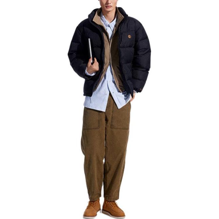 Shop Timberland  Black Down Jacket - Warm, Soft, and Comfortable. A41RB-001