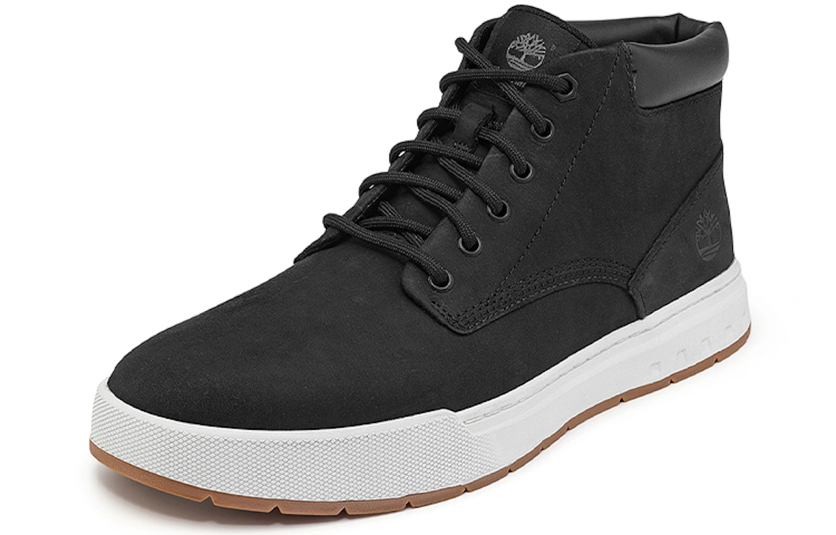 Timberland Maple Grove Wide Fit Leather Chukka Boots 'Black'