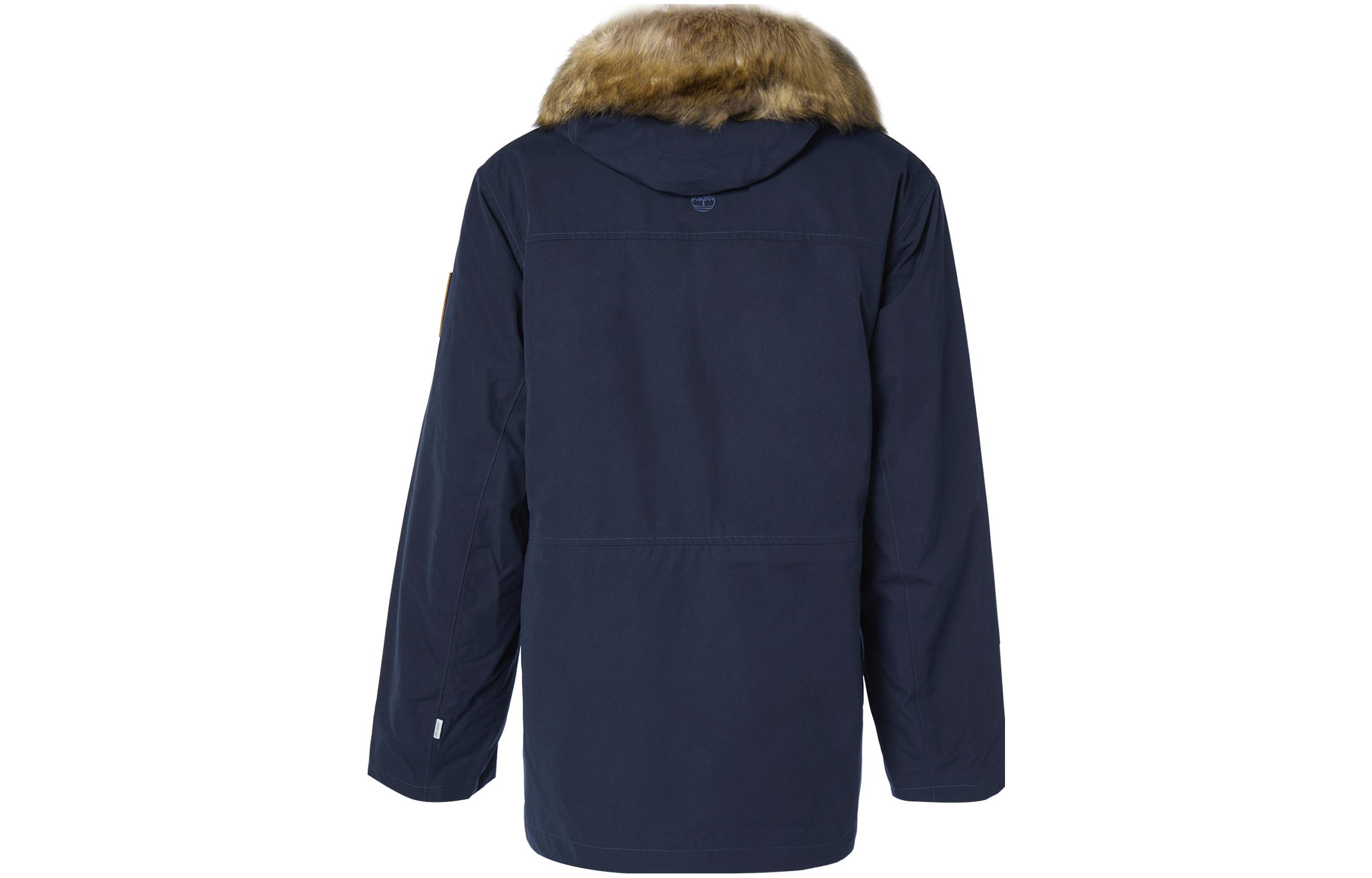 Lookbook Timberland Jaket Hangat Multi-Poket Biru. A5XSD-433