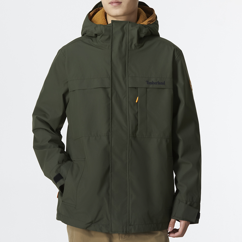 Timberland  Green 3-in-1 Windproof Hooded Jacket Casual Sportswear. A696H-U31 圖 6