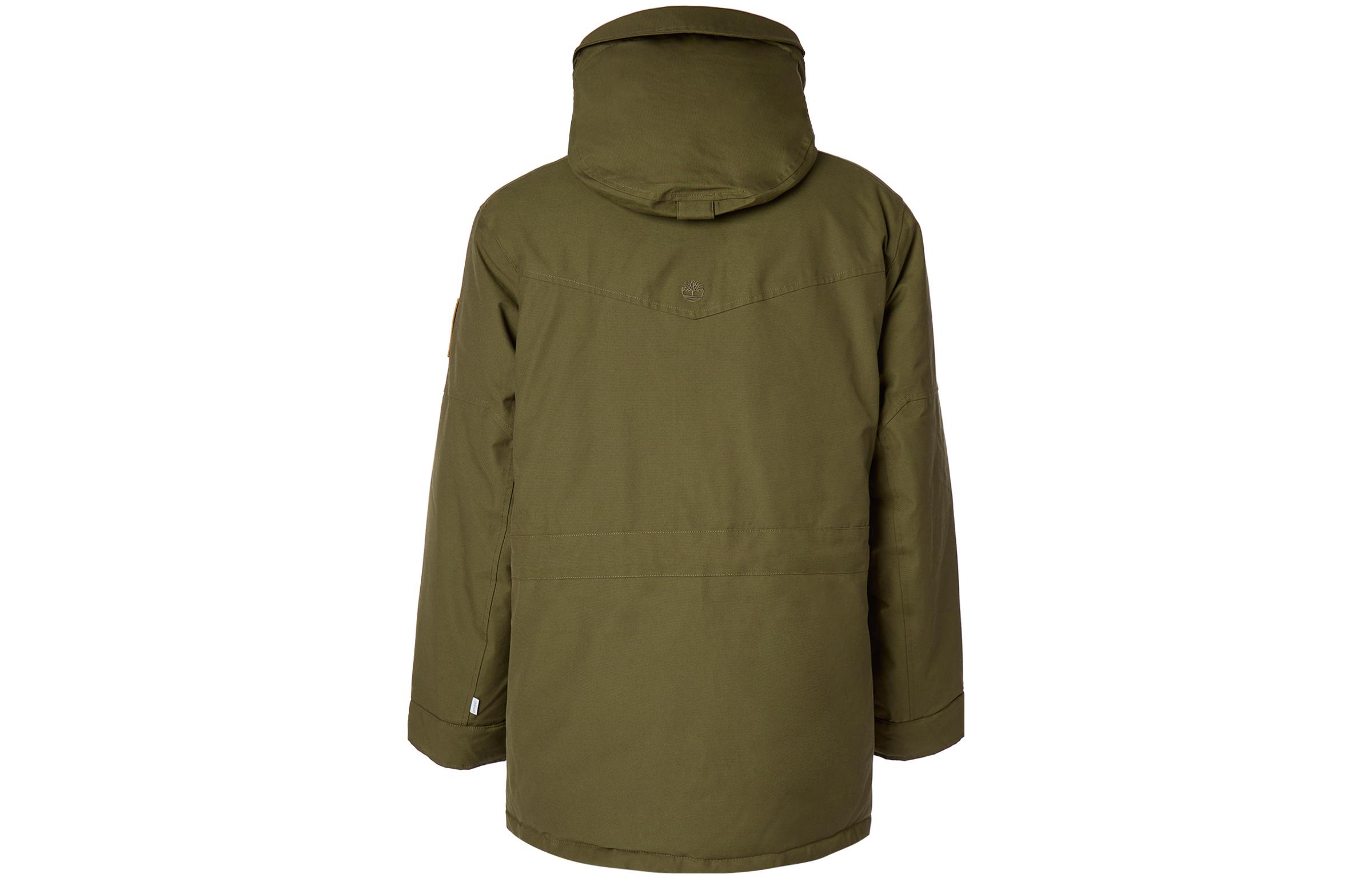 Shop Timberland Jaket Puffer Hoodie Hijau Solid A6959-302