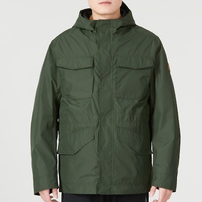 添柏岚绿色防风连帽休闲双穿多口袋夹克 A2EQV-U31 Lookbook 添柏岚绿色防风连帽休闲双穿多口袋夹克 A2EQV-U31