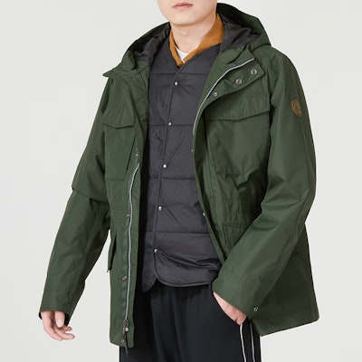 添柏岚绿色防风连帽休闲双穿多口袋夹克 A2EQV-U31 Purchase 添柏岚绿色防风连帽休闲双穿多口袋夹克 A2EQV-U31