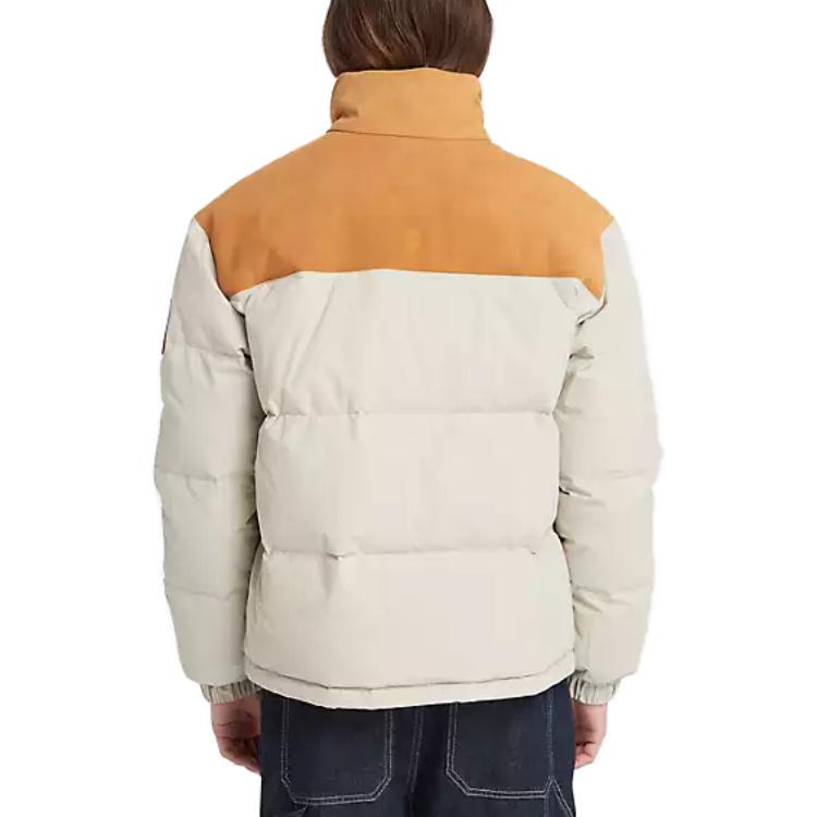 Shop Timberland Mount Welch Jaket Puffer Tahan Air Abu-abu Coklat. A6G2N-CY2