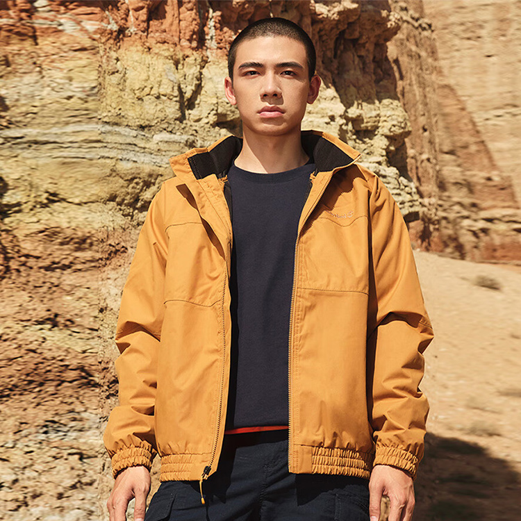 Details for Timberland Jaket Hooded Kalispis Tahan Air & Bernafas Warna Wheat. A6NFS-P47