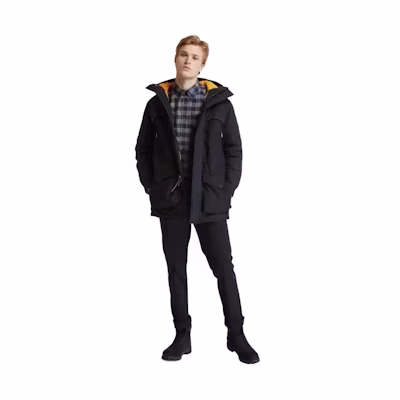 Timberland Outdoor Windproof Warm Down Jacket Black A2BAR