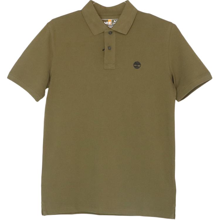 Timberland  Solid Casual Polo Shirt - Deep Green A6943-302