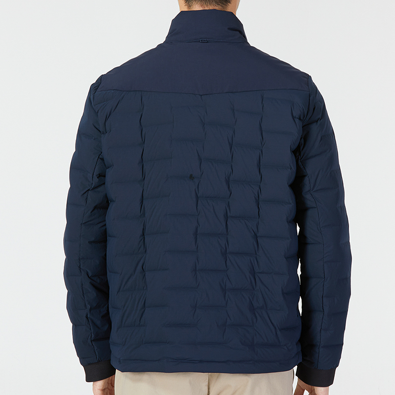 Shop Timberland Jaket Musim Sejuk Warna Biru dengan Zip A2G9P-433